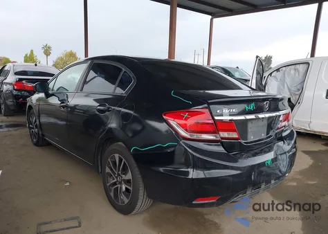 2015 Honda Civic Ex z USA, uszkodzony, nr VIN 19XFB2F89FE297413